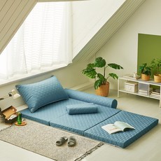 접이식 7cm 원룸 메모리폼 3단 접는 토퍼 바닥 매트리스