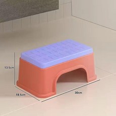 兒童洗漱踩凳 宝宝台阶凳, 1個, 單層凳紅色