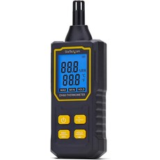 StarTech.com 휴대용 디지털 온도습도계 대형 LCD 포함 습도계 서버 룸사무실용 온도계