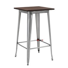 아일랜드 식탁 의자 철제 원목 등받이 홈바 카페 높은 바스툴, 메탈릭60x60x105cm+진한느릅나무, 메탈릭60x60x105cm+진한느릅나무