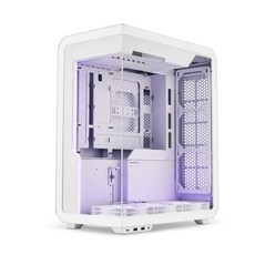 小白的生活工場*SSUPD 超躍設計 Xhuttle 星艦*雙倉中塔*垂直顯卡機殼 黑色/白色, 1個, 白色