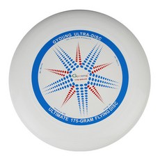 創意耐用【1707人好評】175g專業極限飛盤戶外運動飛盤健身飛碟軟兒童迴旋訓練成人比賽 LLUE, 入門款淺藍色（材質偏硬）, 1個