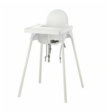 이케아 아기 식탁의자 안틸로프 하이체어, 1.화이트(의자+트레이)