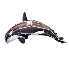 뜯어만들기 범고래_고래만들기 종이입체퍼즐 3D퍼즐, 1개