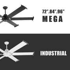 阿拉斯加 ALASKA MEGA系列 吊扇 MG-96W 霧白色 96吋, 詳見包裝