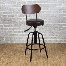 Tasteful 特斯屋 日式曲木升降吧台椅, 1個, 2入/咖啡色(DBR)
