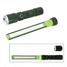 LED라이트 SLLW-350 1130797 작업등겸용 랜턴 손전등 COB+CREE XPG LED 5단계밝기 350루, 없음