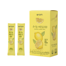 이롬 유기농 레몬즙100 20g x 40포 (10포x4박스), 200ml