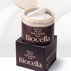 [비타C 콜라겐 토너패드] Biocella 비오셀라 딥비타민C 플러스 콜라겐 토너 패드 데일리 닦토 스킨패드, 3개, 70매입