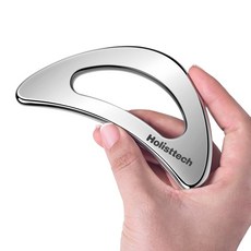 Holisttech 근육 이완 깊은 조직 괄사 접점 마사지 도구, 실버, 1개