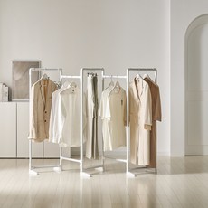 국내생산 마음대로 접이식 틈새 스탠드 튼튼한 행거, 화이트 5단