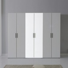 가구산책 양문형 2단 행거 옷장 800 H8627, 내추럴