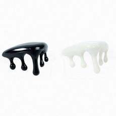 유아용 책상용 컬러물방울모서리보호대 4p 실리콘 충격방지용품, 블랙