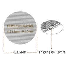 커피 퍽 스크린 51mm Breville Sage Delonghi 재사용 가능한 필터 에스프레소 머신 도구 바리스타 메이커, 13 53.5mm 1.0mm