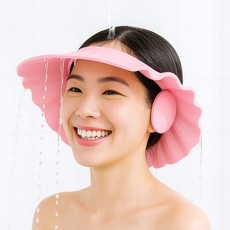 앙플러스 물이 새지 않는 헤어캡 성인 샴푸캡 간편 샤워캡, 핑크, 1개