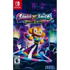 NS SWITCH 歡樂森巴：歡樂搖搖派對 SAMBA DE AMIGO 音樂遊戲 【一起玩】, 1個, 中文美版(單遊戲), Multicolor