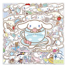 산리오 시나모롤 스티커 50종 세트, 1개, 산리오 시나모롤 스티커(50pcs)