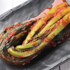 [더본촌] 단골 많은 국산 100% 전라도 여수 돌산 갓김치, 1개, 1kg