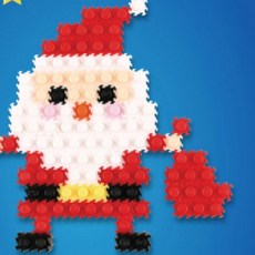 어린이집산타선물 크리스마스 산타 블럭 만들기 선물 대량 유치원 성당 교회 행사, 1개