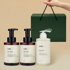어슬릭 핸드워시+주방세제 돌 답례품 선물세트 500ml, 1세트