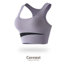 Cavensi 加大女運動內衣 M-2XL 背心式運動內衣 健身瑜伽