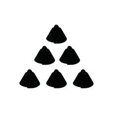 보청기 돔 보청기용 튤립 이어팁 돔 비비아 및 시그니아 보청기와 호환되는 6Pc 보청기 돔(8mm), 12mm