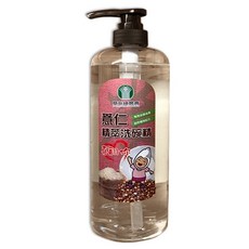 草屯鎮農會 米薏仁精萃洗碗精 1000ml 植物配方溫和洗淨 有效去除油污, 1個, 1入 米薏仁精萃洗碗精1000ml
