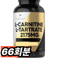Carlyle L 카르니틴 타르트레이트 2175mg, 66회분, 1개