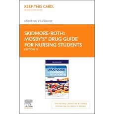 (영문도서) Mosby's Drug Guide for Nursing Students - Elsevier eBook on Vitalsource (Retail Access Card) Hardcover, Mosby, English, 9780443106767
