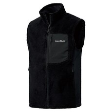 【mont-bell】男 CLIMAAIR Vest 刷毛背心 ​​黑/深棕 No.1106692