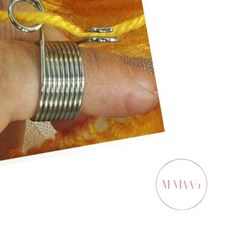 엠비아5 수세미실 뜨개반지 뜨개도구, 1개