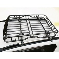 루프바스켓 오프로드 차량용 짐칸 승용차 박스 거치대 헤드램프 캐리어 알루미늄 바스켓, 1개, 160x100형 (크로스바 미포함)
