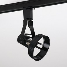 백열 등기구 고정형 조명용 레일, 검정, 1개