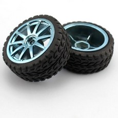 65mm RC카 고무바퀴 로봇휠 블루 1개 아두이노dad7+5aOs