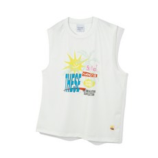 매장정품 코드그라피 CGP SUNSHINE PARADISE 메쉬 슬리브리스_크림 174181