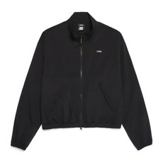 내셔널지오그래픽 N251WFT020 여성 실키 스탠드넥 풀집업 CARBON BLACK