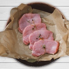 [국제식품] 우리돼지 한돈 등심 구이용 400g(돈가스용), 1개