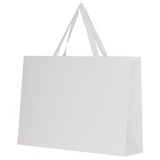 크루거브렌트 도톰 화이트 고급쇼핑백, (4)가로형 대 8개입 550*400*155mm