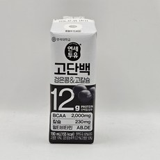 연세두유 고단백 검은콩 & 고칼슘 두유, 190ml, 32개