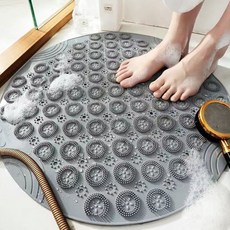 실리콘 발각질제거 매트 발씻기 발세척 패드 욕실 샤워 발닦개