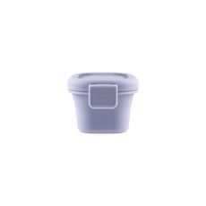 실유니티 국내생산 실리콘 이유식 밀폐용기 1P, 1개, 퍼플, 150ml