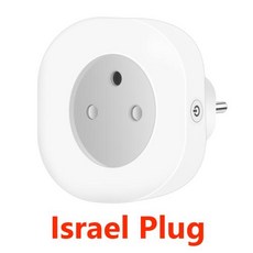 S 제어 BORUID ZIGBEE 모니 스마트 16A EU/FR/이스라엘/브라질/스위스 ALEXA 음성 홈 전력 소켓, Israel Plug, 1, 100-240V, 1개