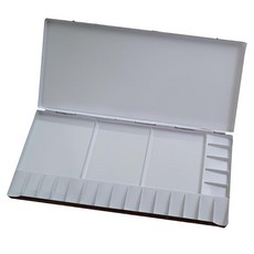 대진상사 알루미늄 20칸수채화팔레트, 블랙, 20칸