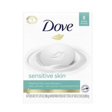 도브 센스티브 스킨 뷰티 바, 106g, 8개입
