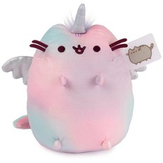 GUND Pusheen Magic Swirl 푸쉬니콘 플러시 고양이 봉제 동물 인형 만 8세 이상 핑크/블루/퍼플 24.1cm(9.5인치), Magic Swirl 푸쉬니콘 24.1cm(9.5인치)