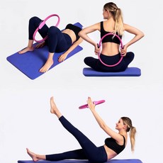 고탄력 필라테스링 스트레칭 논슬립 코어링 허벅지 피트니스 화이바글라스