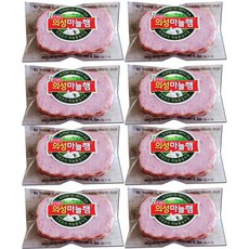 롯데햄 의성마늘햄 100gx8개-아이스팩+보냉팩 포장, 8개, 100g