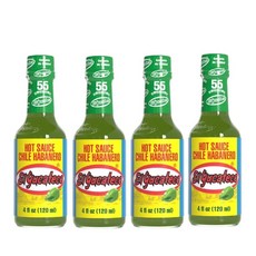 El Yucateco 칠레 하바네로 핫 소스 그린, 120ml, 4개
