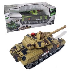 티블루-A6 레오파드 배틀탱크 RC NO.2052 (색상랜덤), 1개