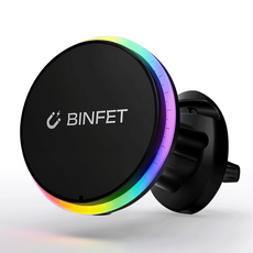 빈펫 맥세이프 차량용 핸드폰 고속 무선충전 거치대 아이폰 갤럭시, BLACK, BINFET BLACK, BINFET